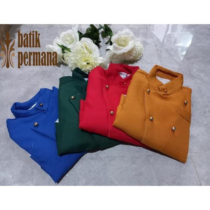 Premium Beskap Solo Anak Warna (Atasan)