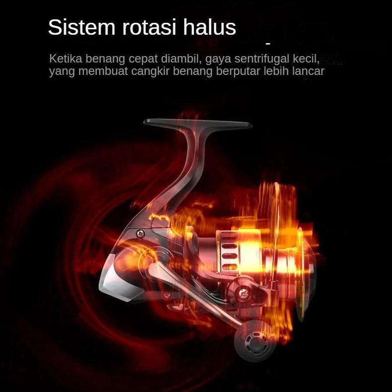 CUCI GUDANG CORALOV REEL PANCING TAHAN AIR 27KG HE500-7000/ REEL PANCING MURAH KUAT POWER HANDLE/ RE