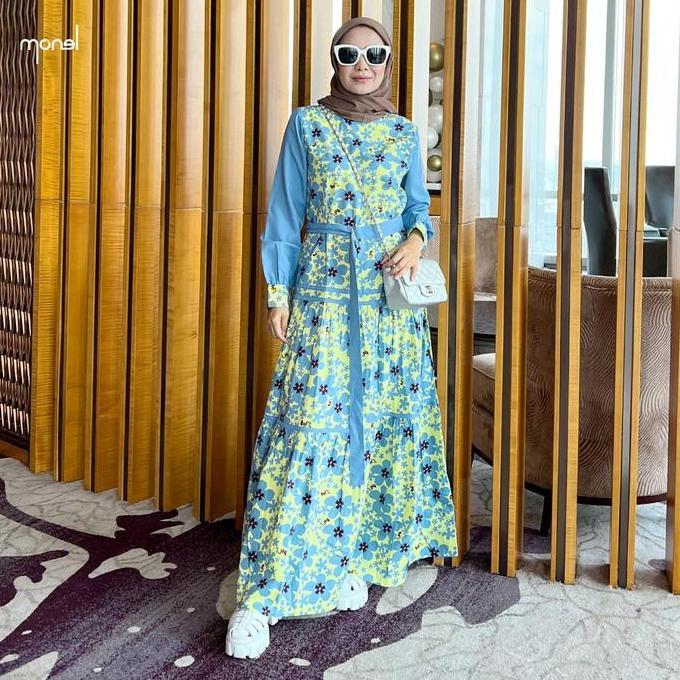 MONEL Gamis / Top / Celana Wanita Casual Bahan Katun - ORINAL