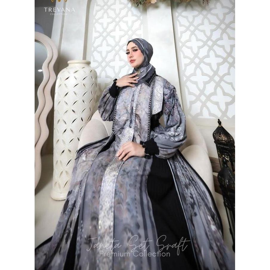 Janetta Naazma Series Set Gamis By Trevana Collection