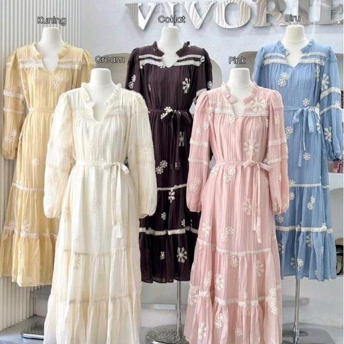 Dress gamis maxi zenia zimmer bkk mewah