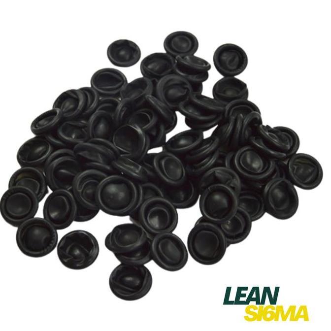 ESD Anti Static Black Finger Cots Cleaning Latex