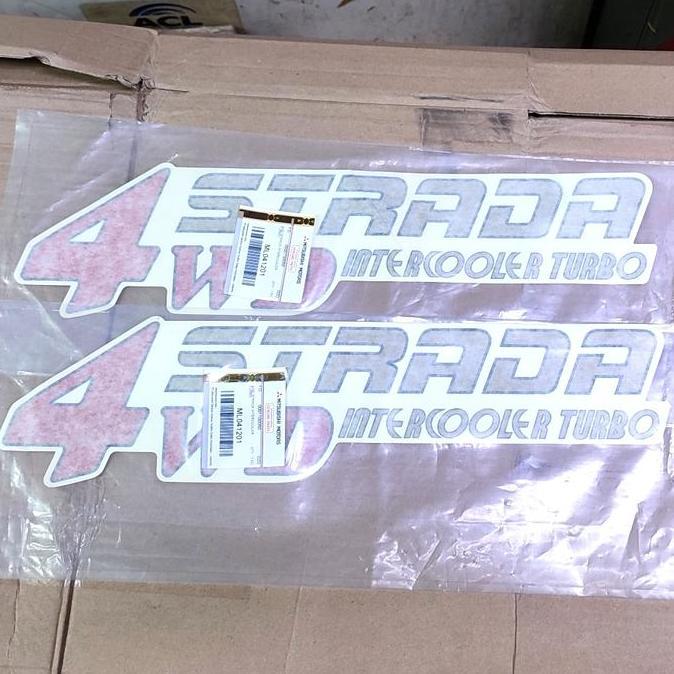 sticker stiker strada 4WD intercooler turbo L200