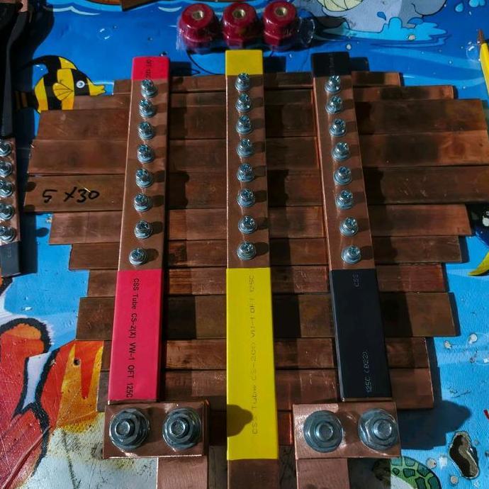 BUSBAR 630 RST PANJANG 35CM UNTUK MCCB 400A/500A