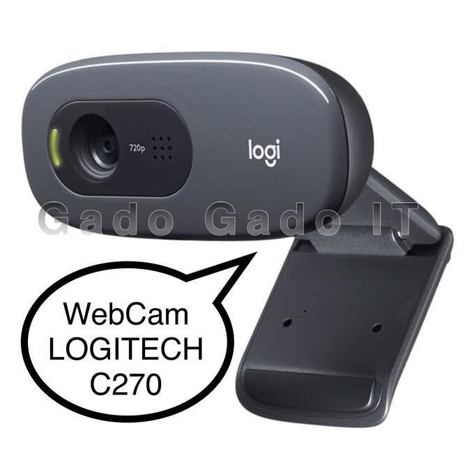 WebCam LOGITECH C270 HD 720P Web Camera PC For Streaming,Laptop,PC