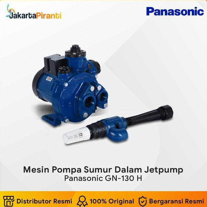 Promo| Panasonic Gn-130 H Mesin Pompa Air Sumur Dalam Jetpump 125 Watt Daya Output 125 Watt Hisap 15