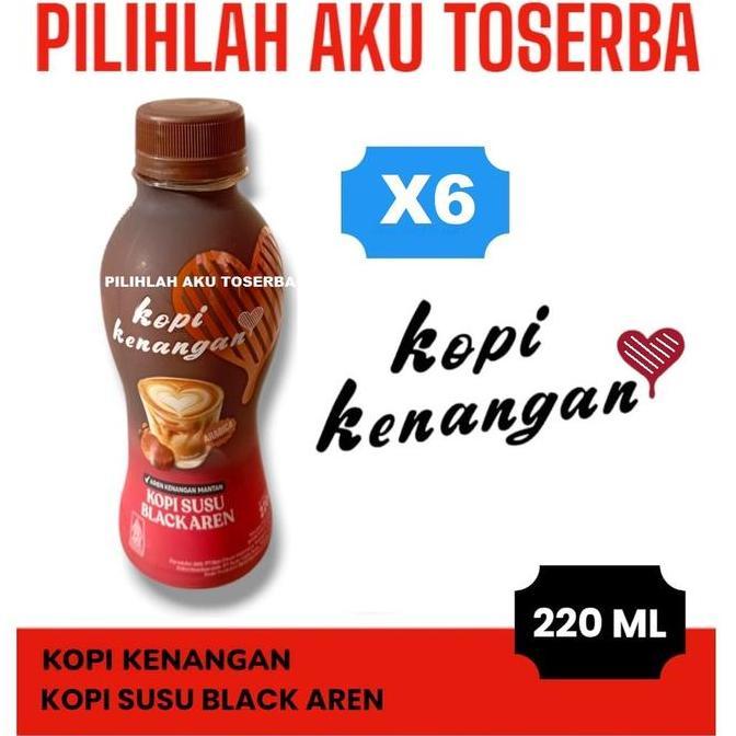 KOPI KENANGAN BLACK AREN 220 ml - ( HARGA 6 botol )