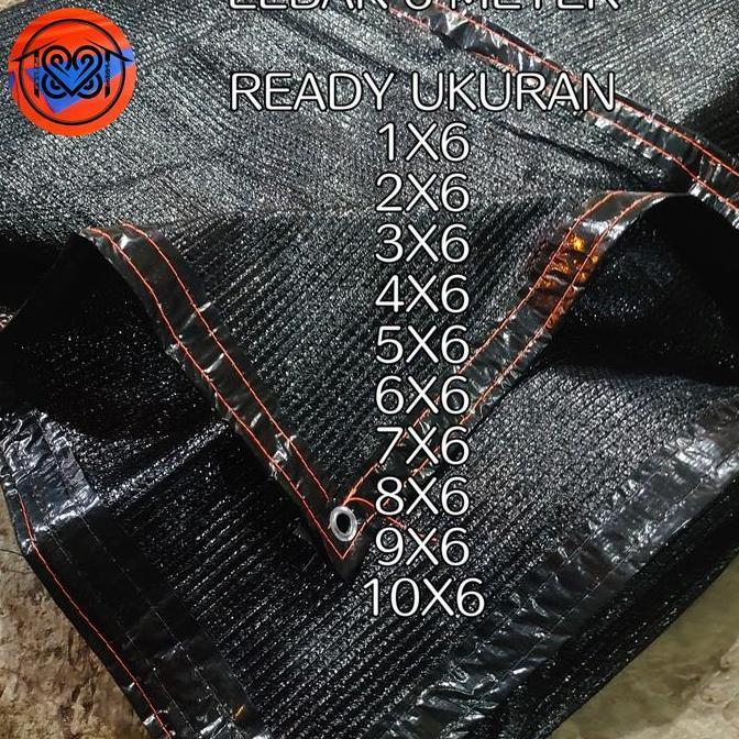Paranet 90/ 95% Lebar 6 meter siap kirim