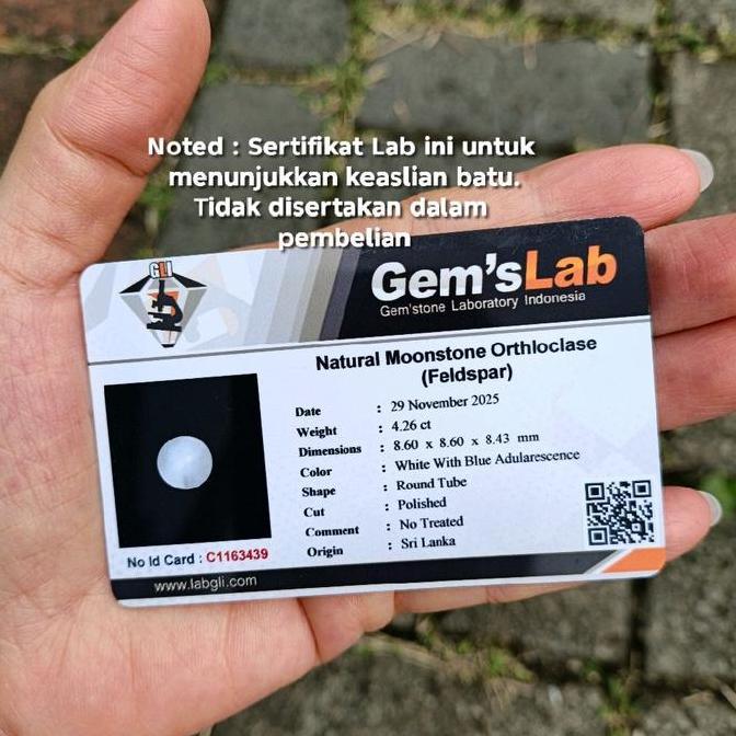 WHITE RAINBOW MOONSTONE HQ - Gelang Batu Alam Asli Natutal White Rainbow Moonstone HQ - Premium Grad