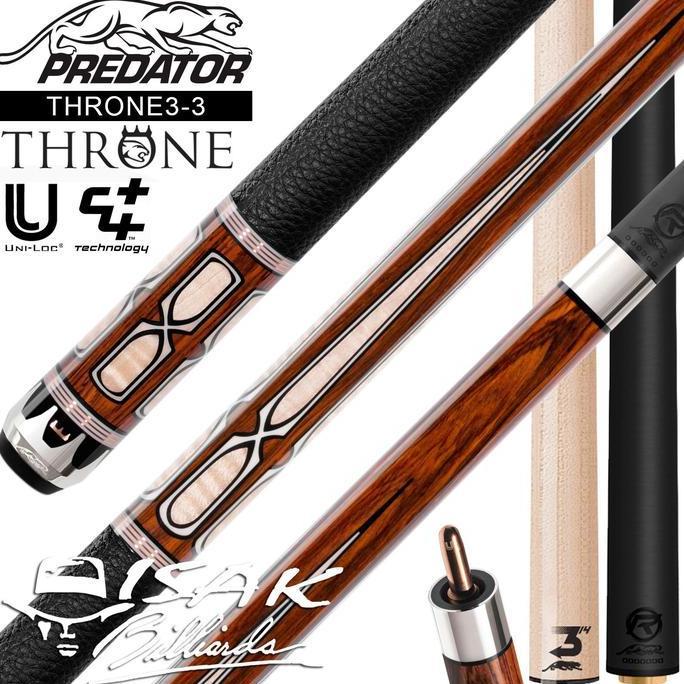 Predator Cue Throne3 3 - Low Deflection Billiard Stick Biliar Stik Ori