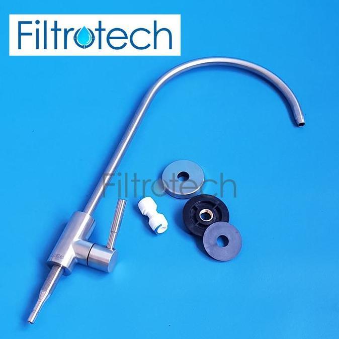 Dapurkecil- Faucet Filter Ro Kran Angsa Stainless Sus 304 Premium Kran Ro