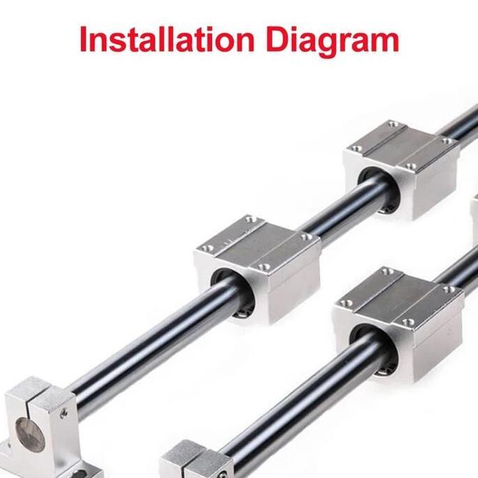 Ironbig- Besi Smooth Rod As Shaft Cnc Stainless Steel Roundbar M6 6Mm M8 8Mm