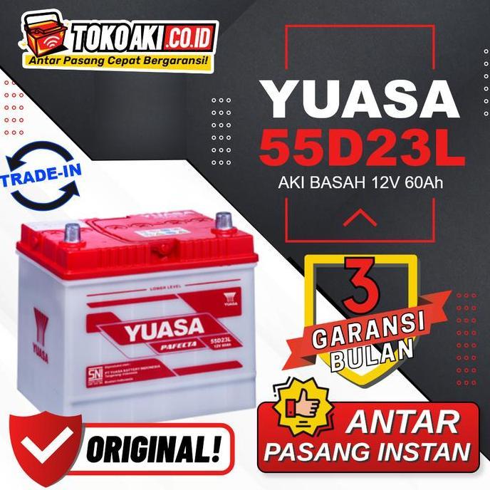 TERMURAH - YUASA Pafecta 55D23L - 60Ah