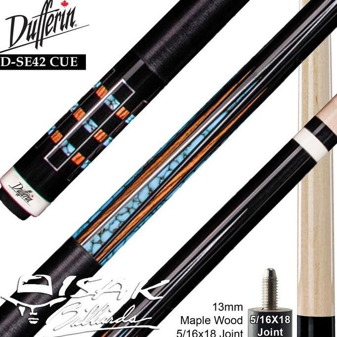 Dufferin D-SE42 Pool Cue - Canada Maple Billiard Stick Stik Duferin