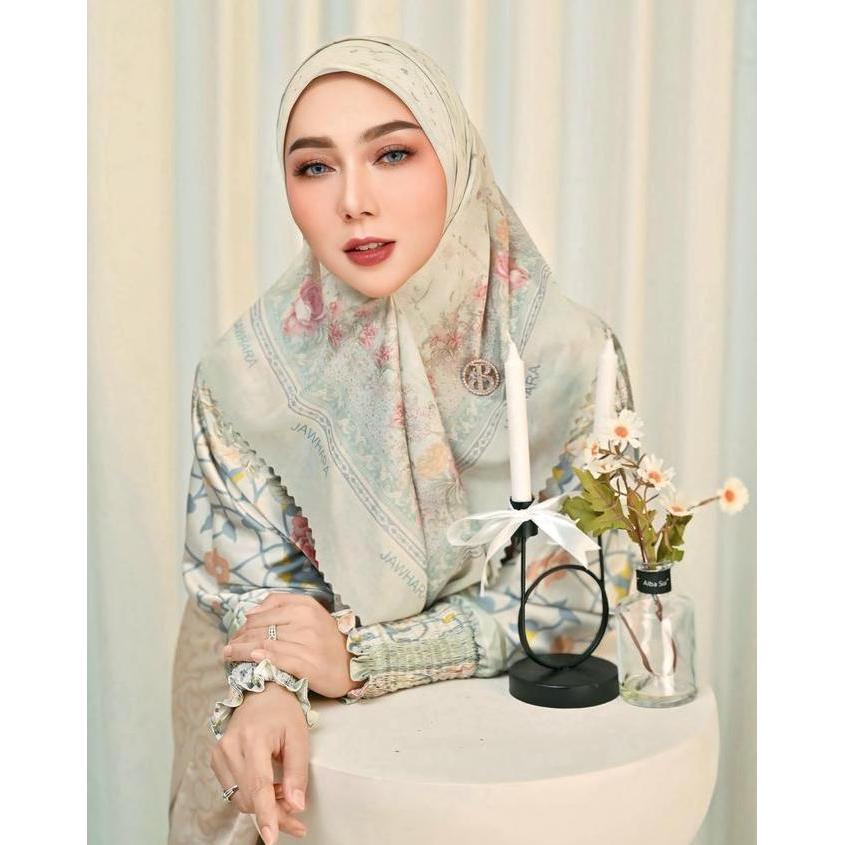 KAFTAN RAYA SERIES CYNTHIA MAHENDRA - JAWHARA - kaftan scarf mewah
