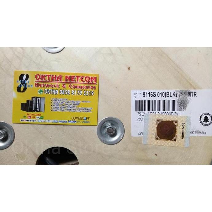 Scurycam- Kabel 50M Rg6 Belden Rg 6 9116S Original 75 Ohm Coaxial 50 Meter