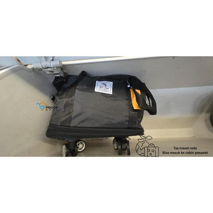 Kelilingaja- Ye Som Tas Traveling Roda Bisa Di Gembok Tas Duffel Jumbo-Tas Jinjing 3 Tingkat-Tas Tra