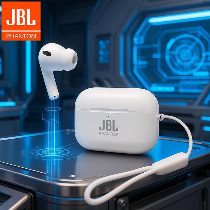 Diterium- Jbl Phantom Earphone Nirkabel Sejati A5Pro, Wireless Headphone In-Ear Tws, Kualitas Suara 
