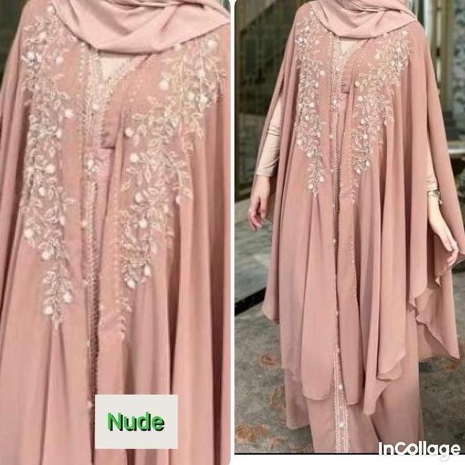 Kaftan Ghina Free Inner,Turban,Belt Terbaru 