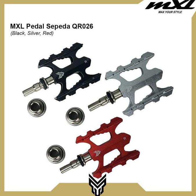 MXL Pedal Sepeda QR 026 Bicycle Pedals Alloy Stainless MTB Road Bike