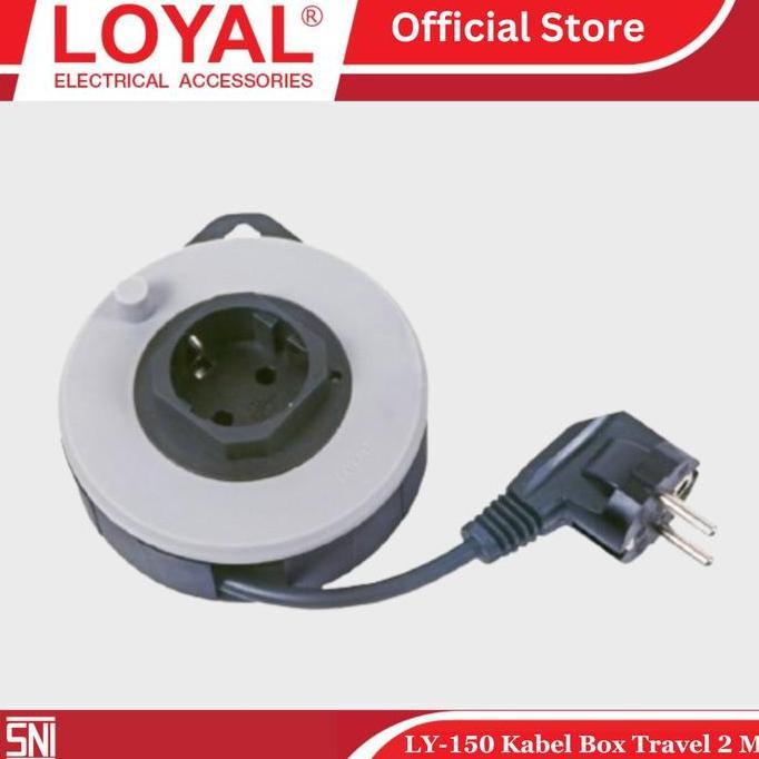 Gercep- Loyal Kabel Roll 2 Meter Roll Kabel Mini Travel Ly 150 Ly150