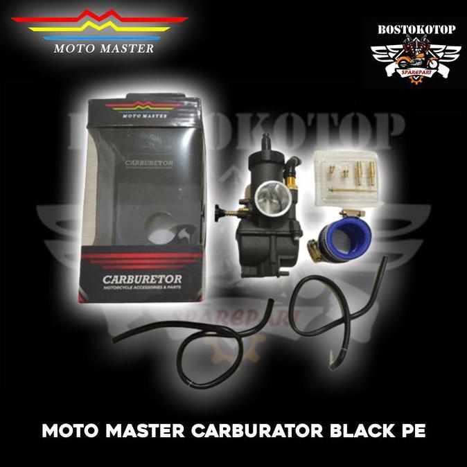 Promo Moto Master Karburator Carburator Carb Hitam PE PWK E7 Uk 24 26 28 30 Diskon