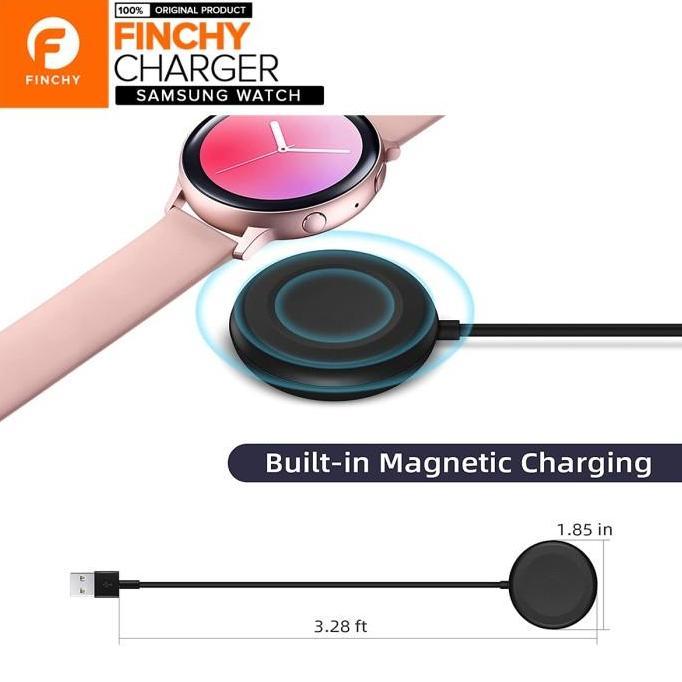 TERBARU - Finchy Charger Samsung Galaxy Watch active 2 Docking Charger SM-R820