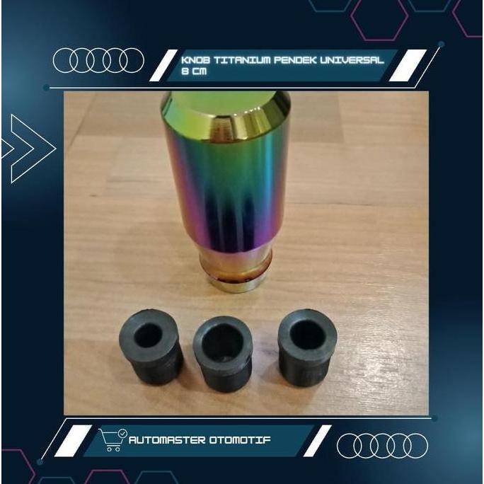 Knob Titanium Pendek Universal - 8cm ASLI