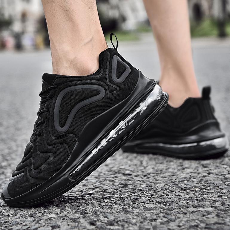 bestpromo [jwalk] sepatu sneakers running pria full black