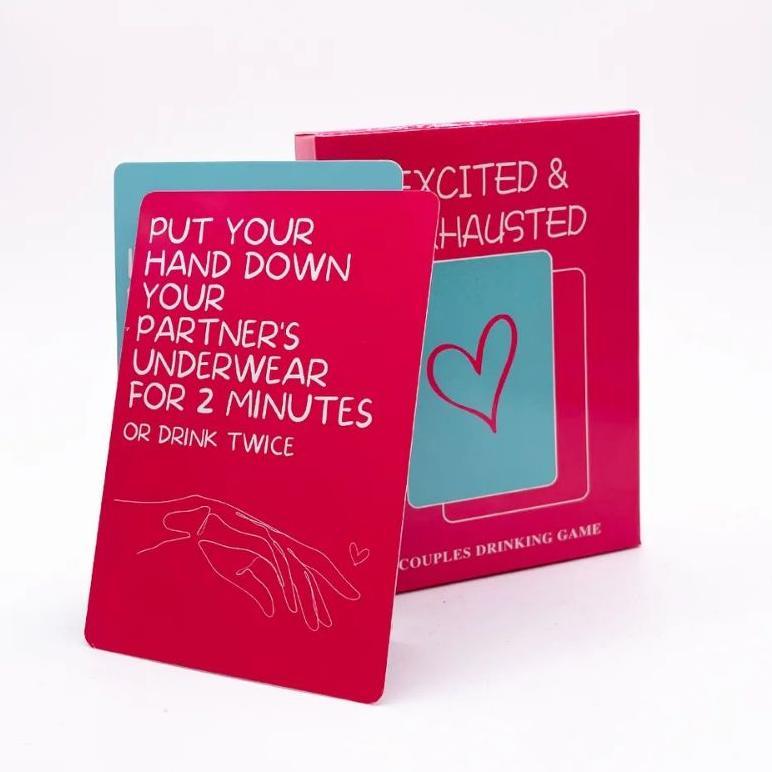 LARISS Couples Drinking Game Kartu Dewasa 50 Karcis