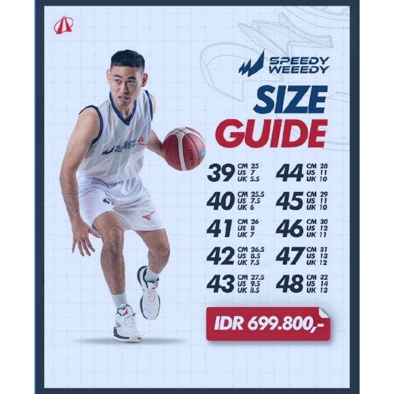 HOT SALE SEPATU BASKET ARDILES BASKETBALL SPEEDY WEEEDY SHADOW BLACK ~ SPEEDY WEEEDY CHAMPION WHITE 