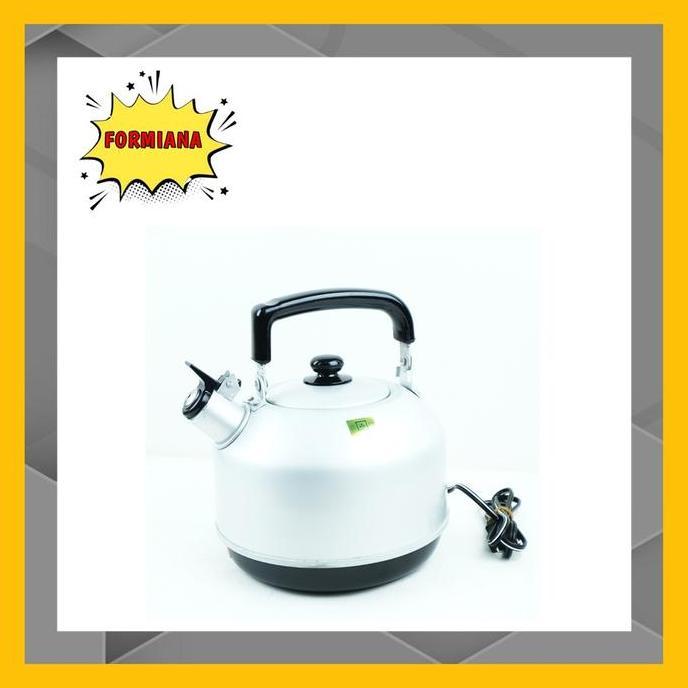 NEW Teko Bunyi Listrik Maspion 22 Aluminium Silver - Teko pemanas air