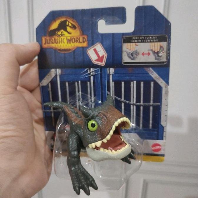 Mattel Jurassic world dominion Pop Ups Carnotaurus Boys