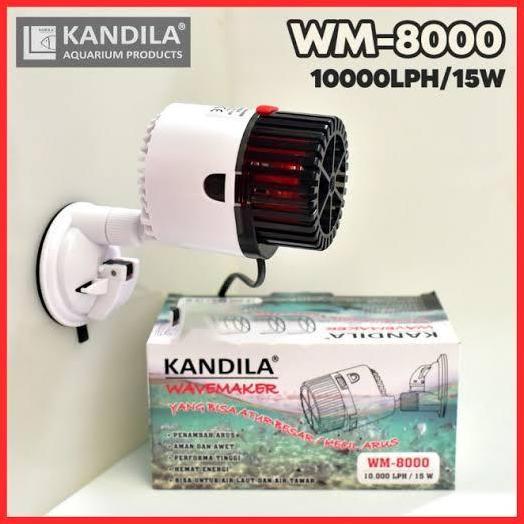 TERMURAH - kandila wave maker WM8000 10000lph 15W pembuat arus ombak penambah arus adjustable wave m
