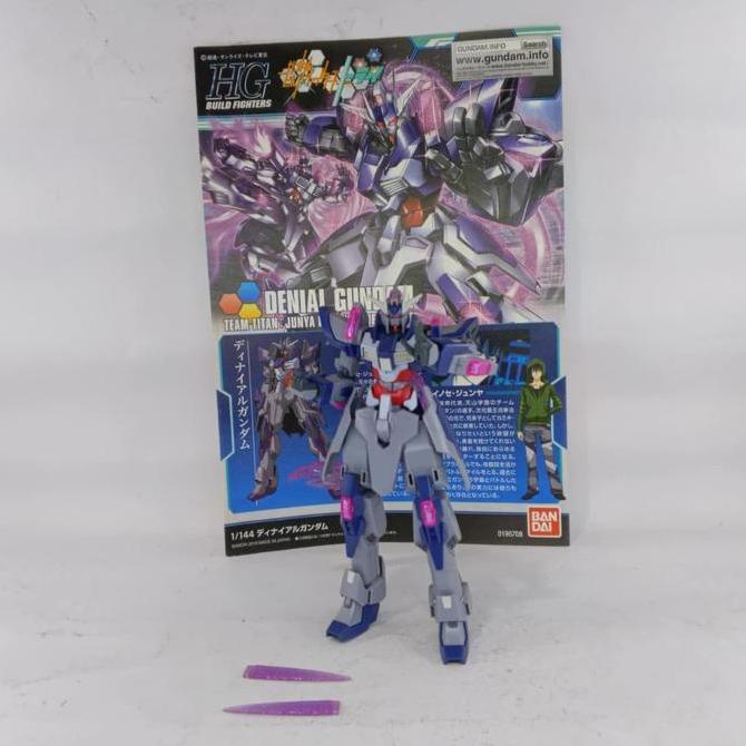 Bandai HGBFT Denial Gundam / Model Kit Gundam HG 1/144 2nd Sudah Rakit HS123