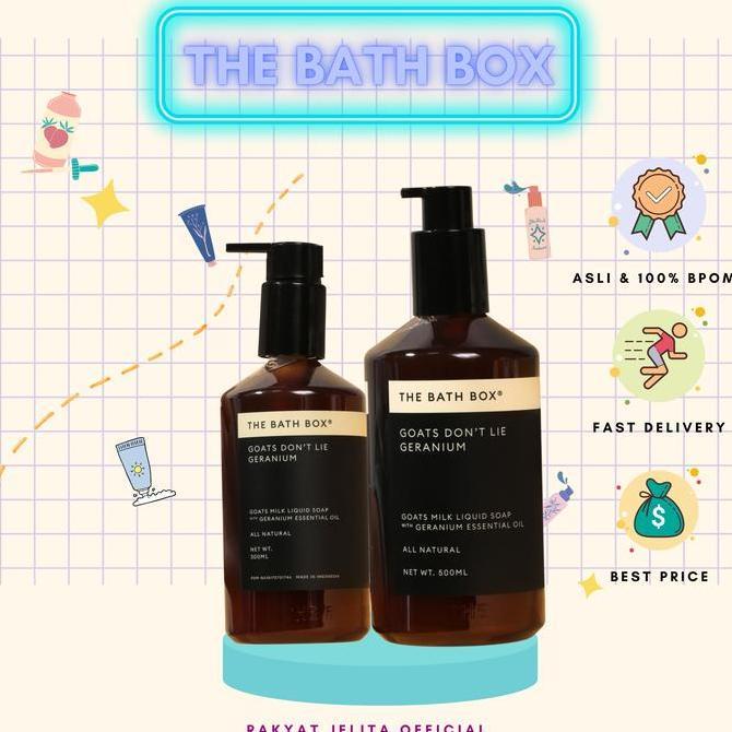 [CUCI GUDANG] / The Bath Box Goats Don't Lie Geranium