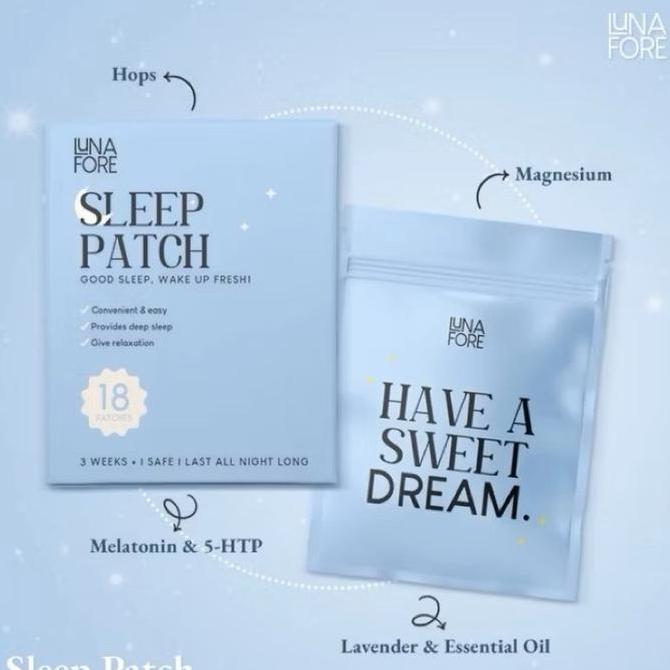 Bytxi- Lunafore Sleep Patch Sticker Bantu Tidur Melatonin