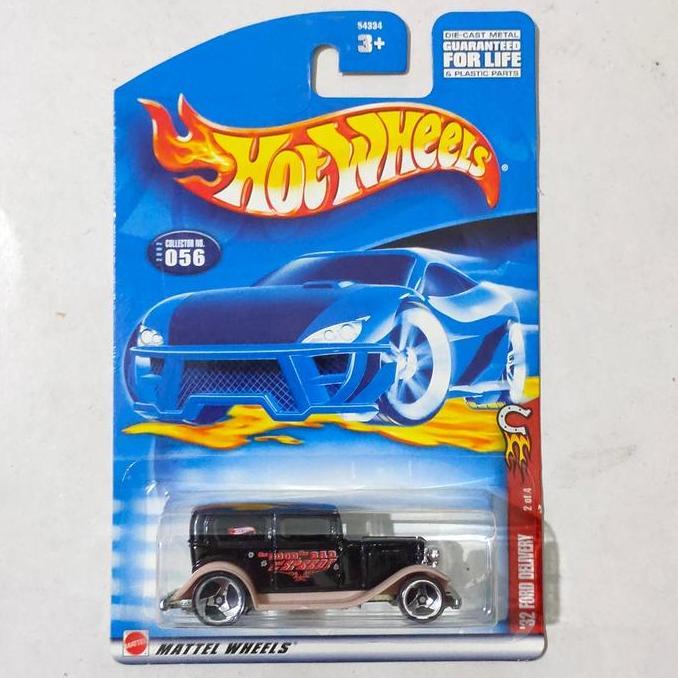Hotwheels Hot Wheels 1932 32 Ford Sedan Delivery hitam coklat 2002