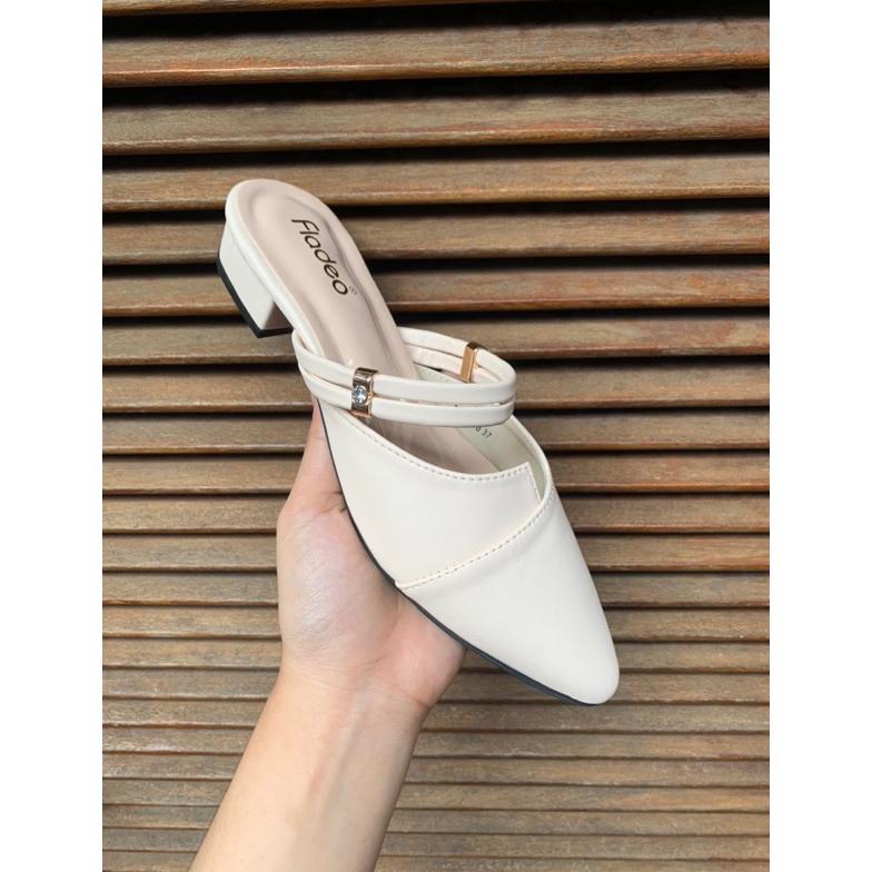 FLASH SALE Sandal Fladeo Wanita Mules Heels 3 cm  ( TALI 2 )