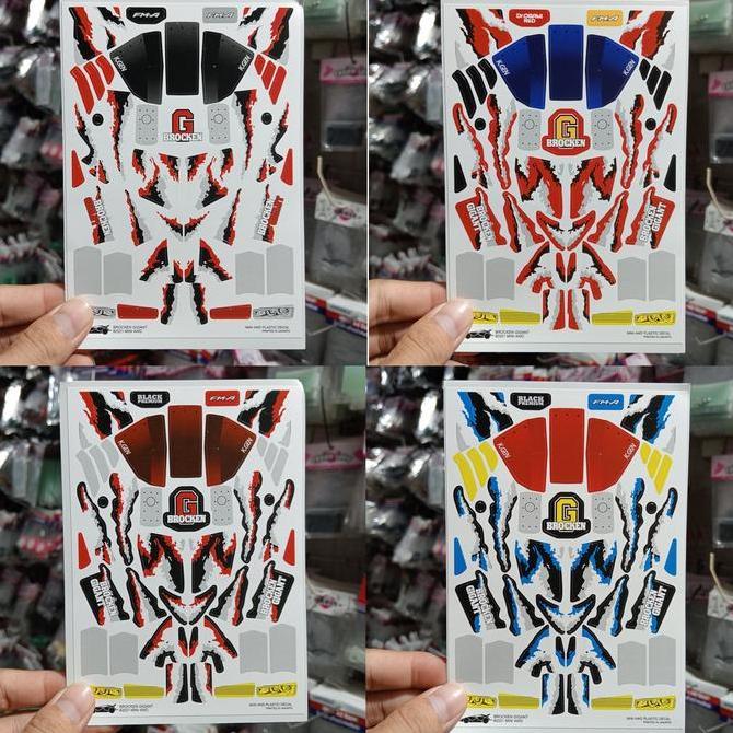 DECAL MINI 4WD BROCKEN GIGANT / STICKER TAMIYA BROCKEN GIGANT