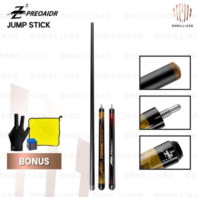 PREOAIDR JUMP Cue Stick Jump Carbon Stik Billiard