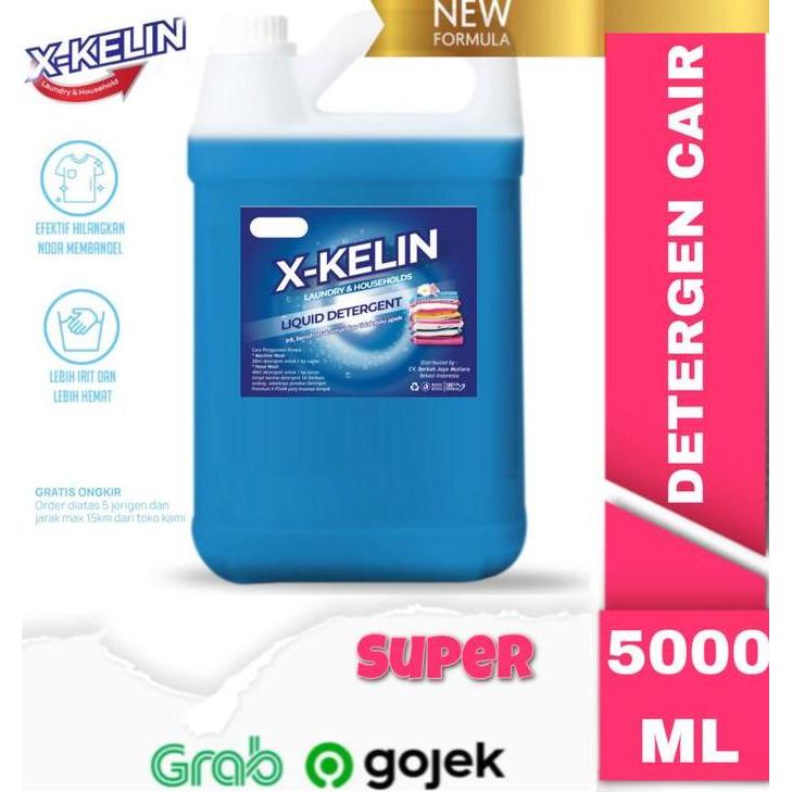 Bisakirim- X-Kelin Deterjen Laundry Super 5 Liter