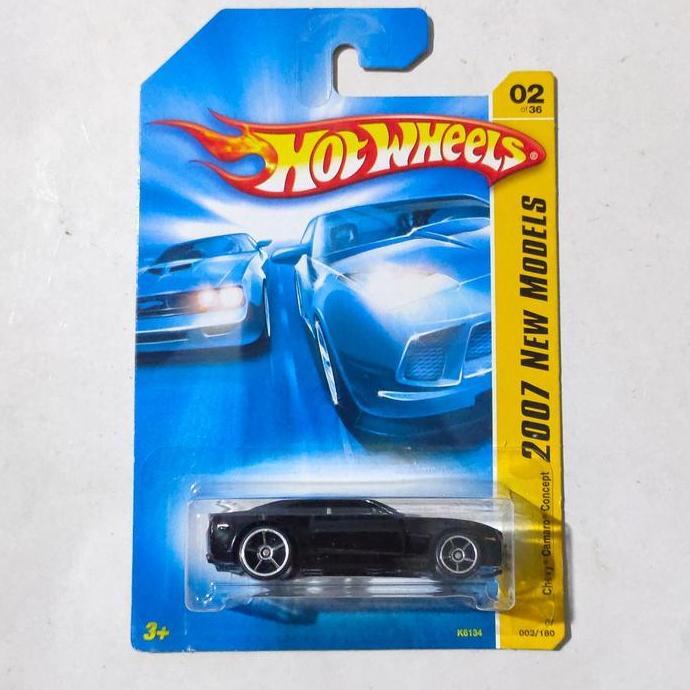 HW Hot Wheels Chevy Camaro Concept hitam 2007