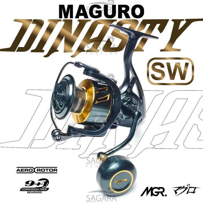 Reel Maguro Dinasty SW | Reel Jigging | Reel Dasaran | Reel Pancing Spinning Power Handle