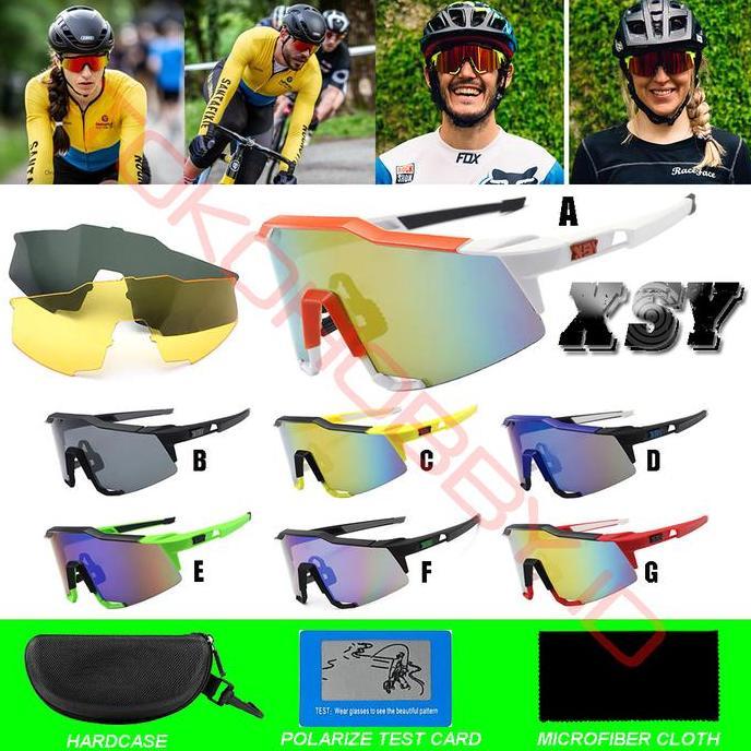Kacamata Sepeda Gowes Lari Hiking Polarized Speedcraft SL Rockbros XSY