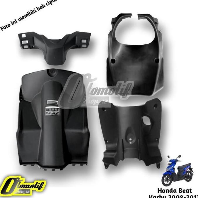 Paketan Cover body kasar beat karbu paruh dek kunci atas bawah batok belakang honda beat karbu 2008 