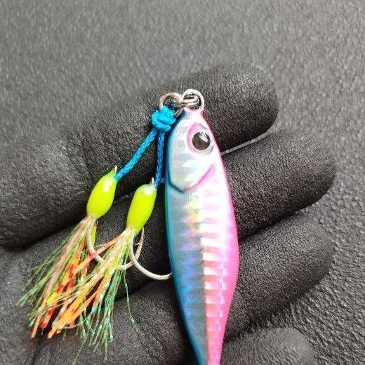 Metal jig TETRA + assist hook double GID ~ micro jig 30 gram