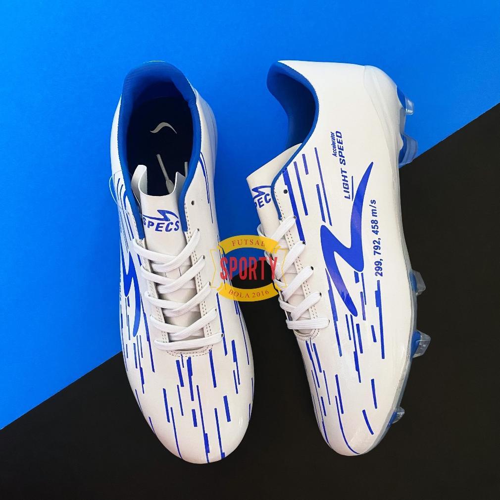 ORIGINAL SEPATU BOLA SPECS PUTIH UNGU REBORN WARNA TERBARU COD BAYAR DITEMPAT GARANSI TOKO