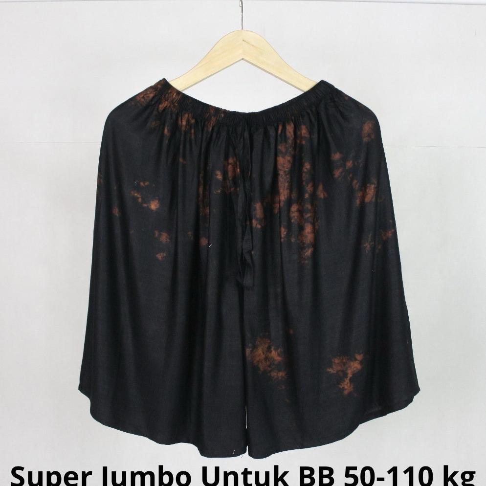 ORIGINAL CELANA PENDEK WANITA SUPER JUMBO HOTPANTS CEWEK JUMBO RAYON MOTIF BALI