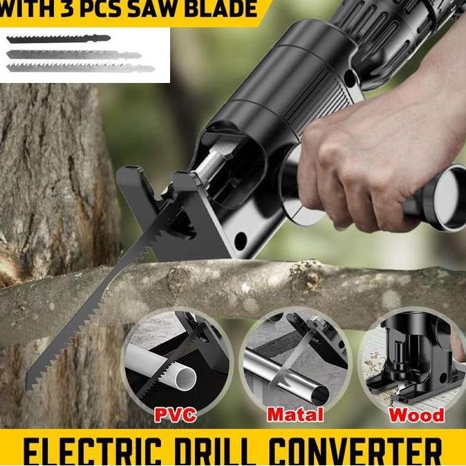 Promo Adapter Mesin Jig Saw Adaptor Bor gergaji Mesin gergaji bor konektor Diskon